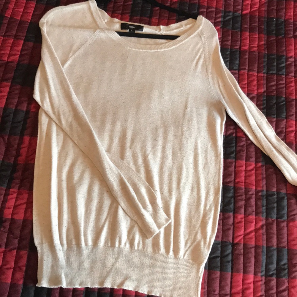 Oatmeal colored sweater
